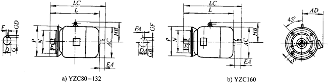 YZCϵе(dng)ஐ늄(dng)C(j)γߴ磨H80160mm